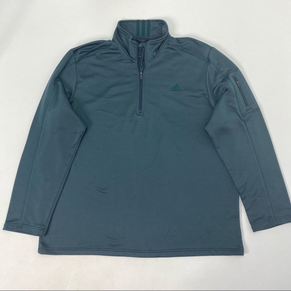 Adidas Original Quarter Zip Pullover Jacket 2XL - Picture 1 of 6